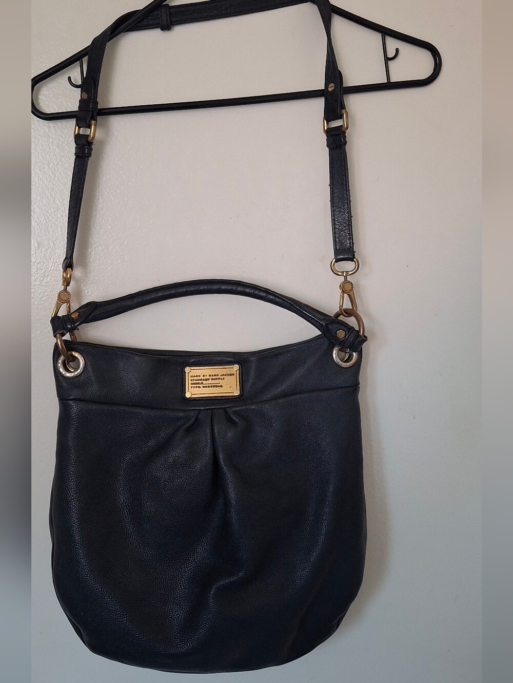 Marc by Marc Jacobs Black Leather Crossbody Bag